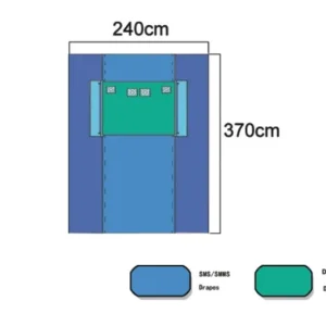 Femoral Angiography Drape With Pouch