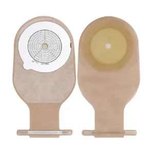 One Piece Ostomy Pouch with Sealing Strip