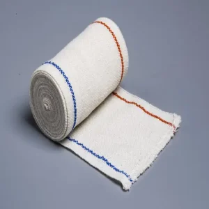 Spandex Elastic Plain Bandage with Red And Blue Lines